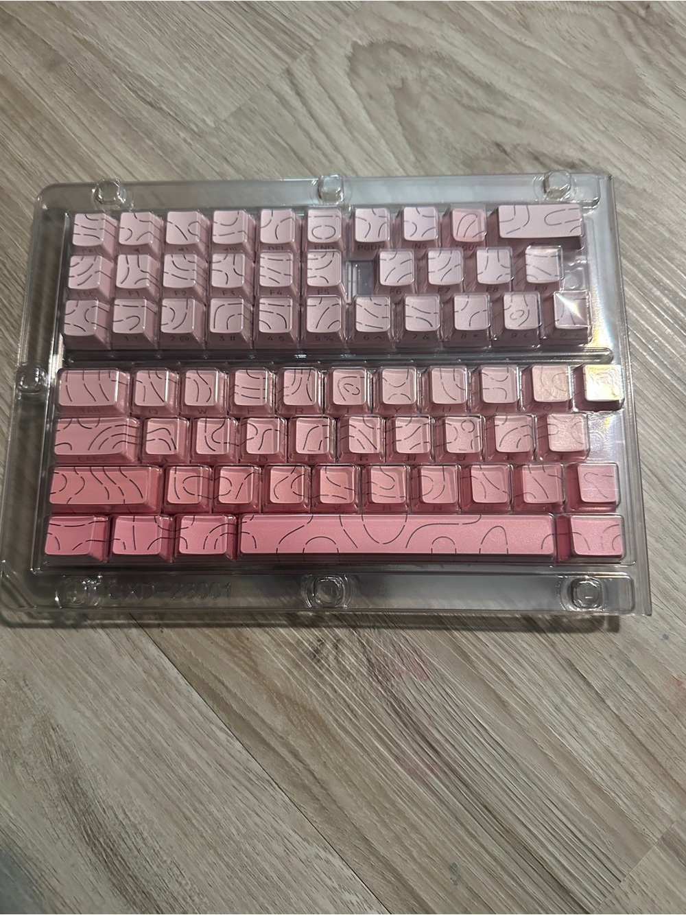 Pink Gradient 133 Key PBT Mechanical Keyboard Keycap Set - Picture 2 of 5